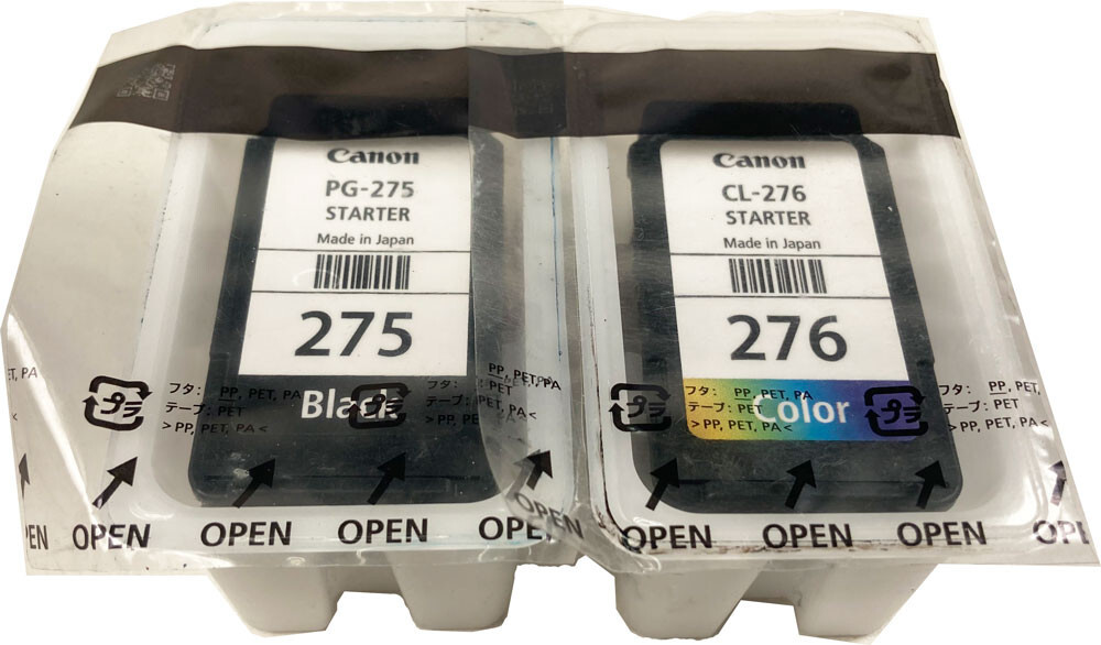 2 Pack GENUINE Canon PG-275 CL-276 STARTER Ink for PIXMA TR4720 TS3520 TS3522