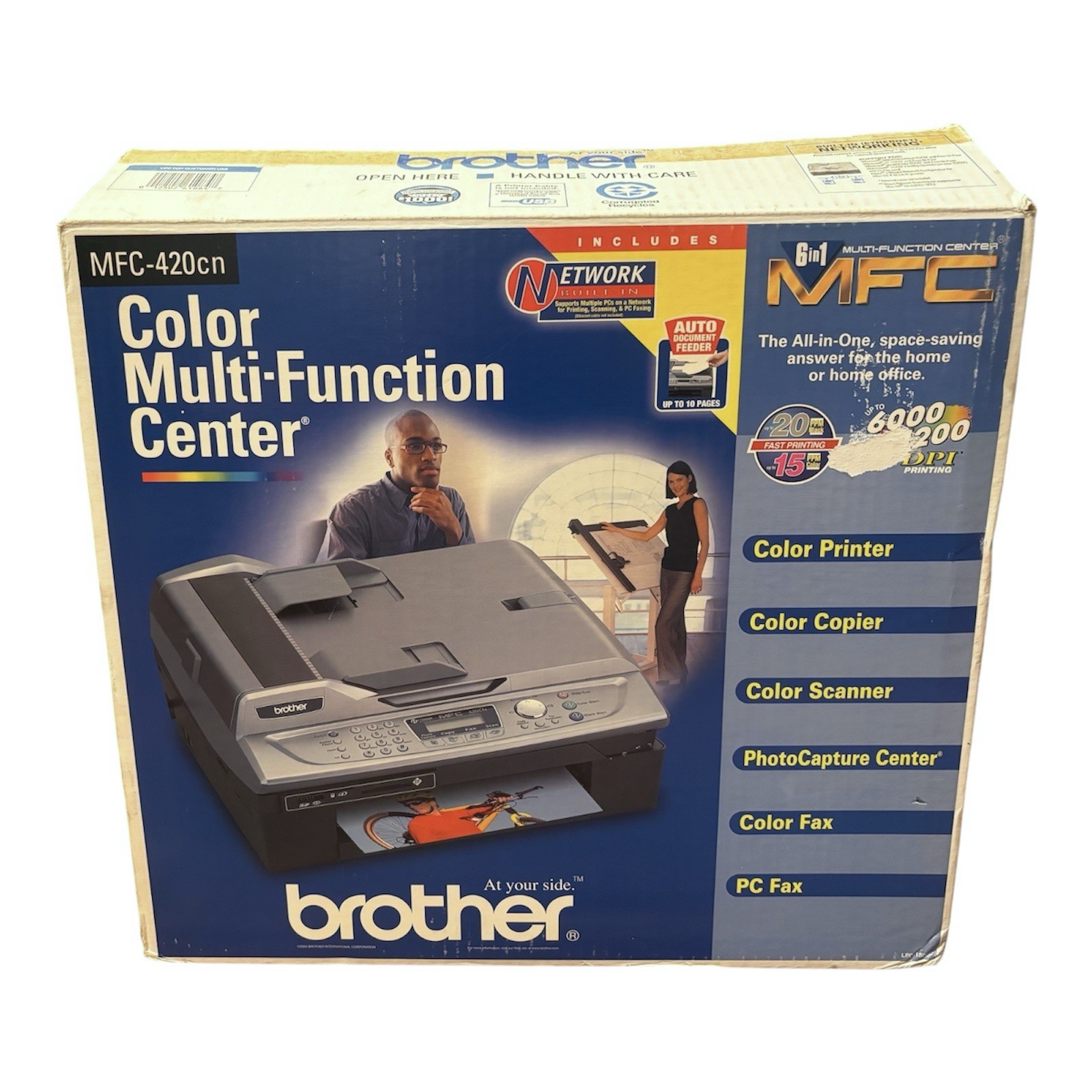 NEW Brother MFC-420CN All-in-One Inkjet Printer Color - NEW OPEN BOX