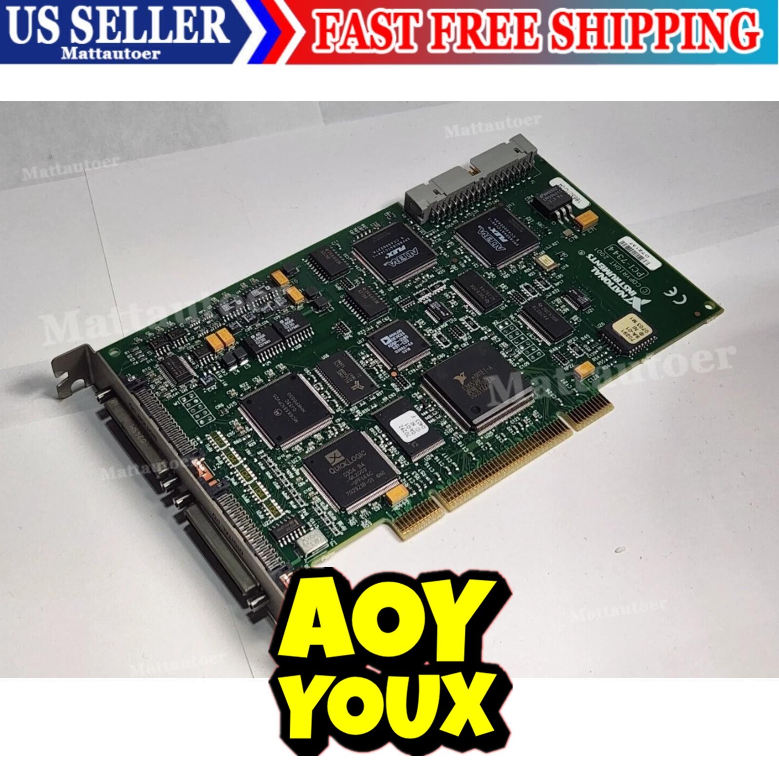 US STOCK NEW NATIONAL INSTRUMENTS PCI-7344 PCI 4-axis Stepper Control Card