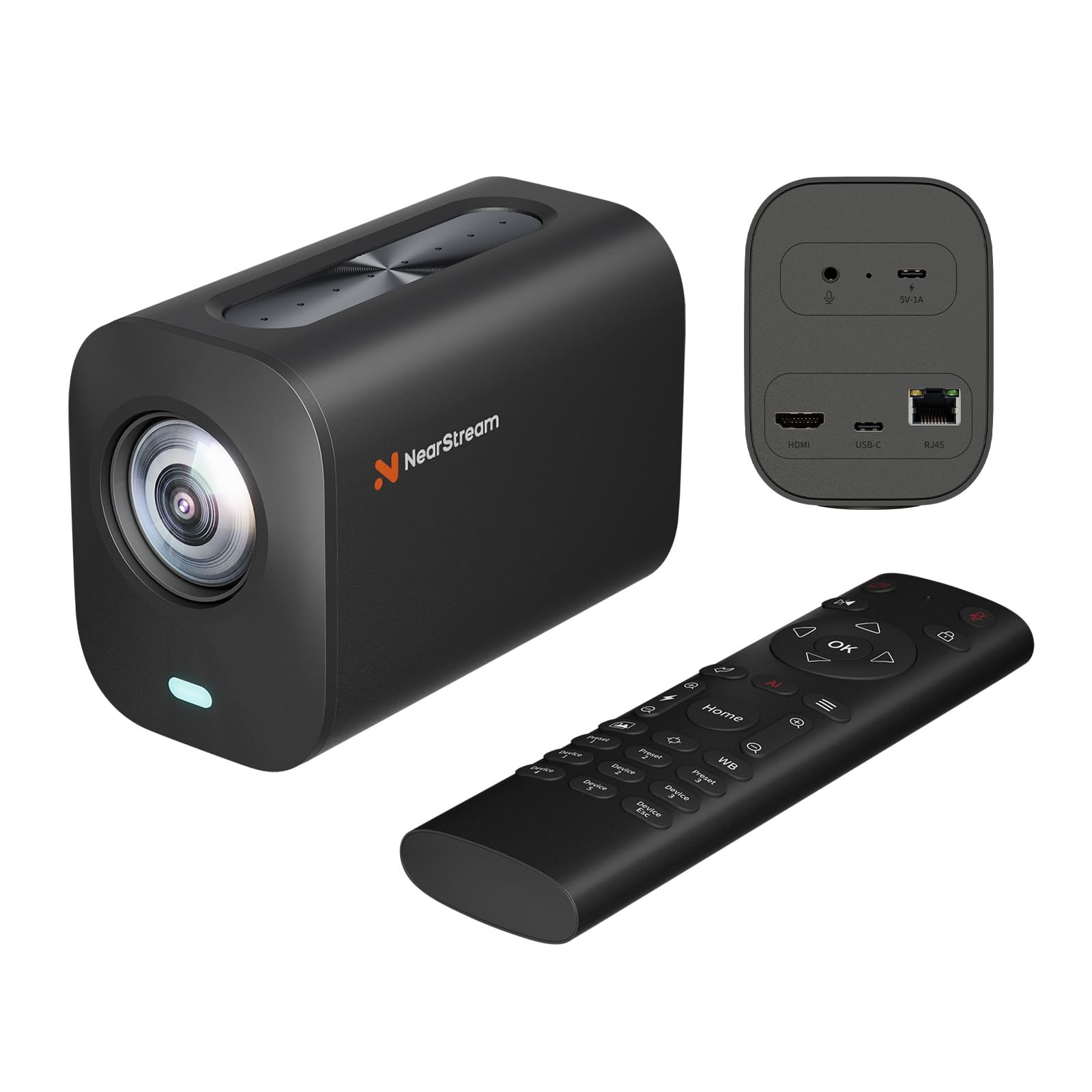 NearStream VM20 4K Streaming Camera with 40X Hybrid Zoom and Remote Control