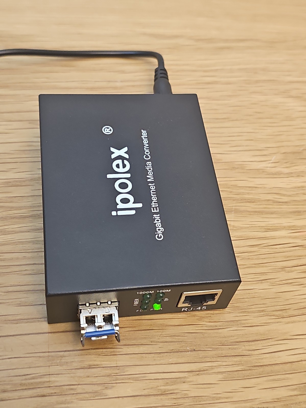 Ipolex G0101-SFP 10/100/1000M Media Converter RJ-45 to SFP Slot