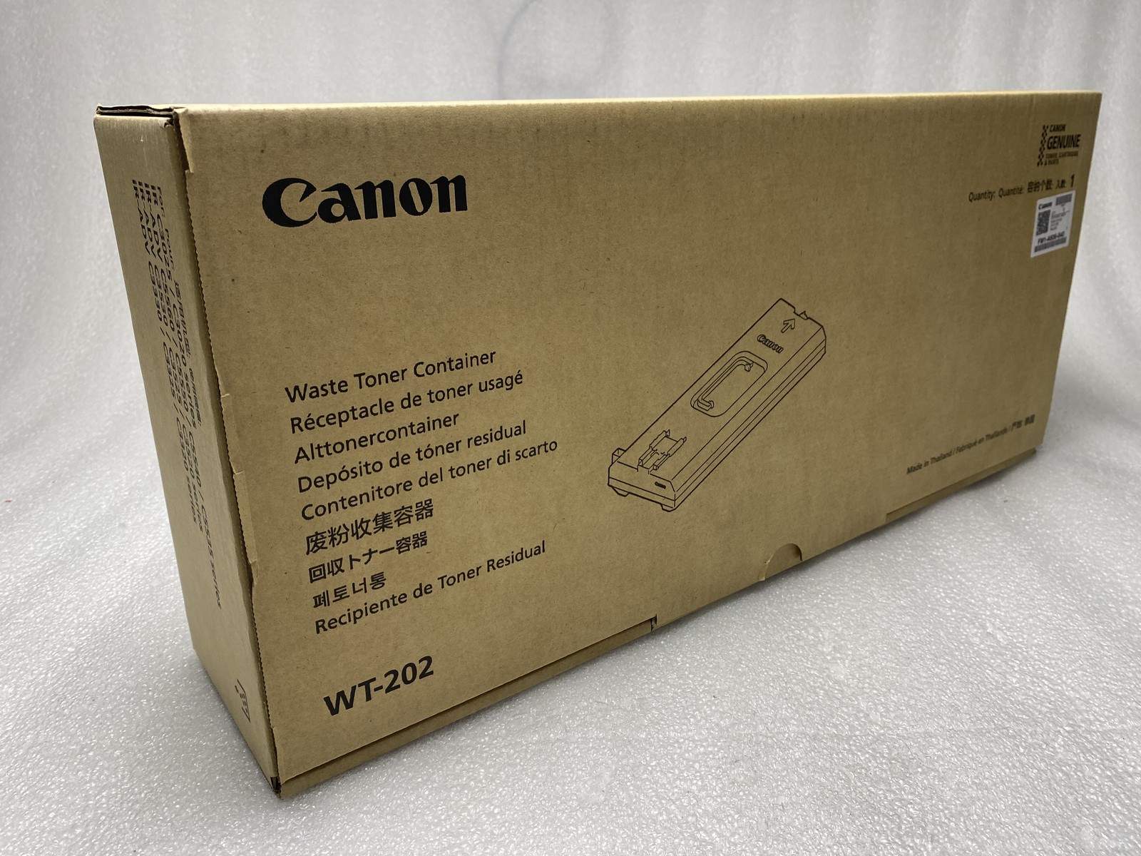 Canon Genuine WT-202 Waste Toner Container Part Number: FM1-A606-050