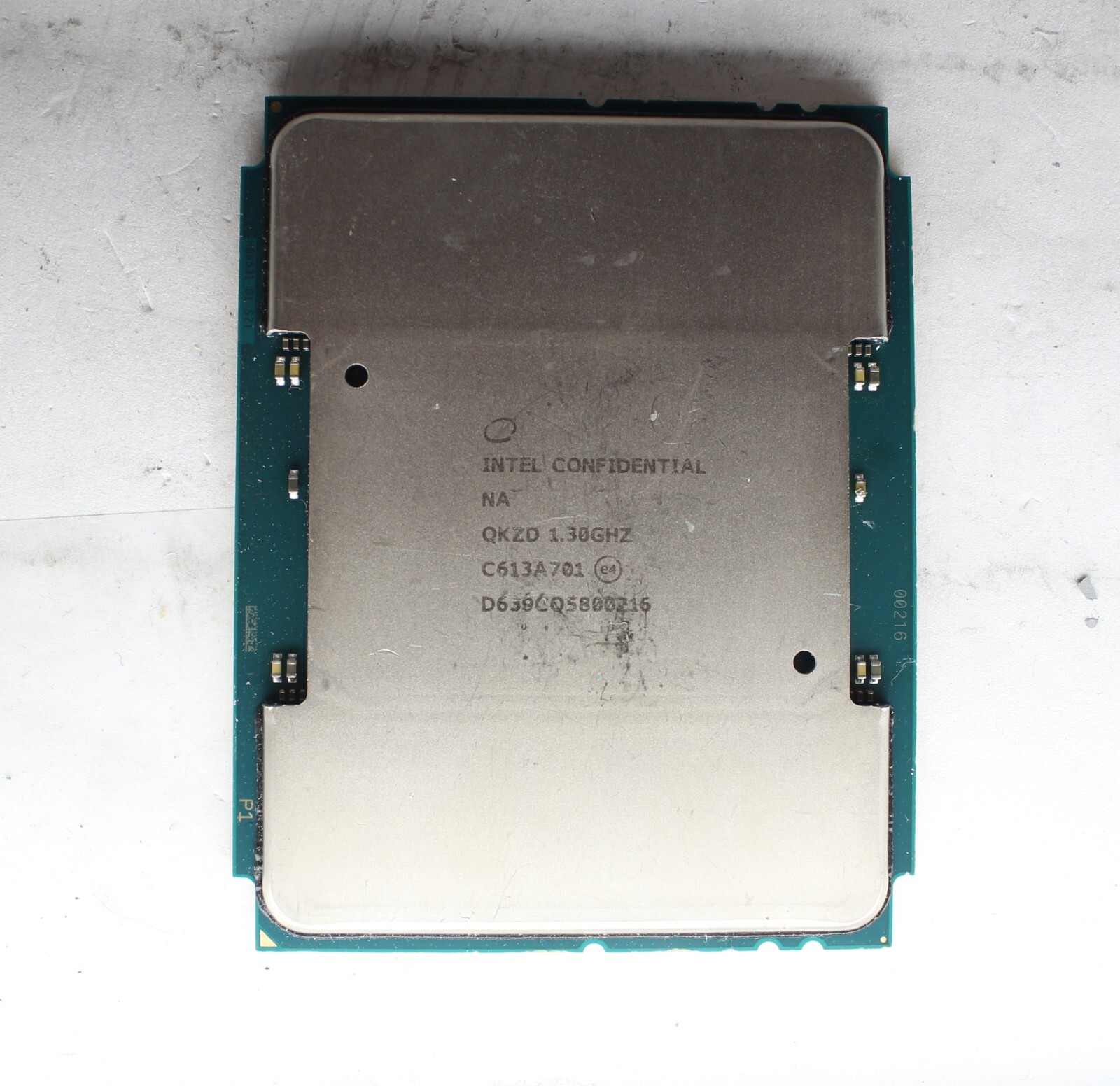Intel Confidential 1.30GHz Server CPU P/N: QKZD