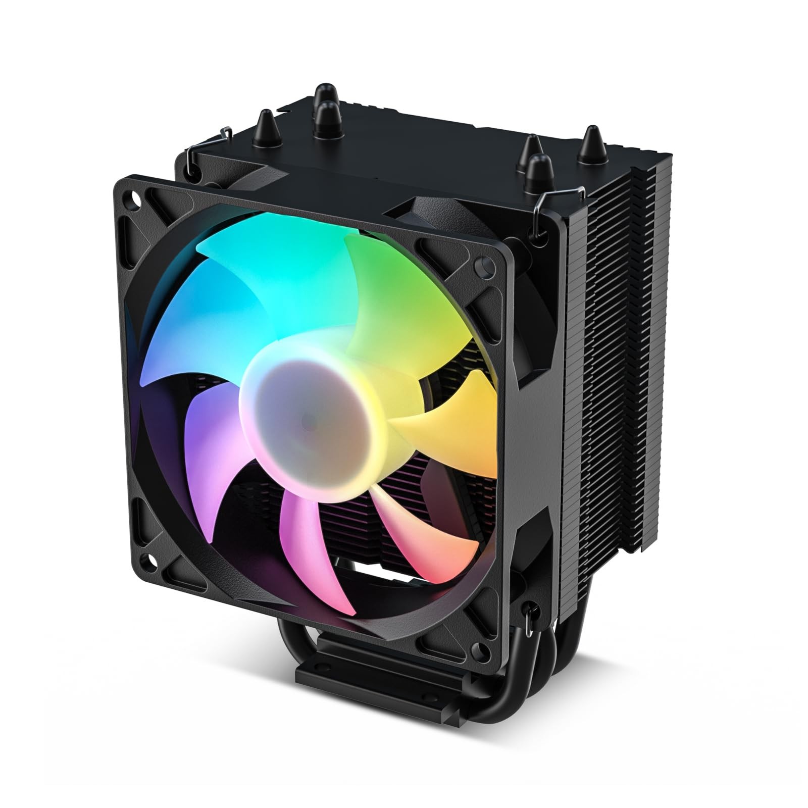 V3 Compact Design CPU Air Cooler ARGB Lighting PWM Control PC Heatsink Fan
