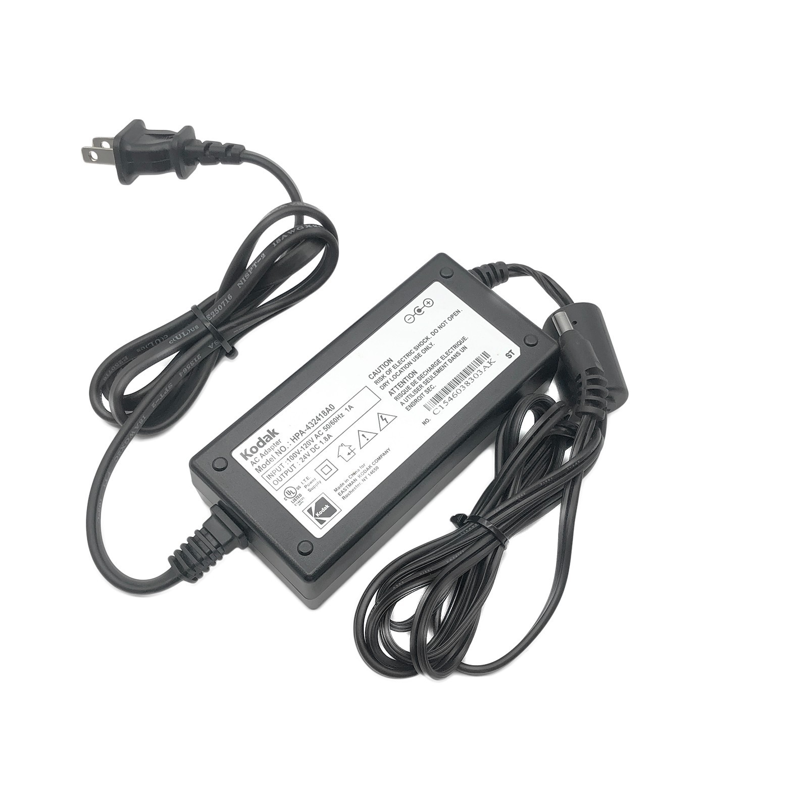 Original Kodak AC Adapter for EasyShare Printer Dock Series 3 Dock Plus OEM