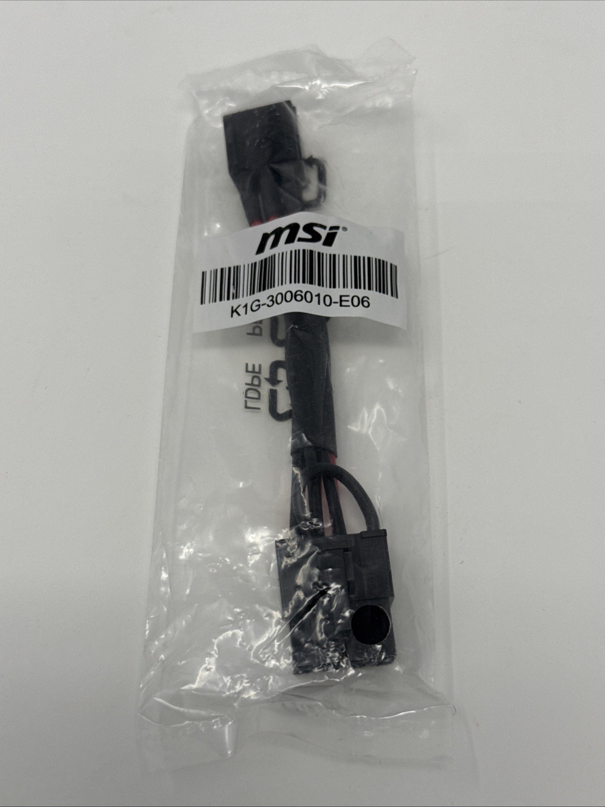 MSI Dual 4-Pin Molex to 6-Pin PCIe GPU Power Adapter Cable K1G-3006010-E06 NEW