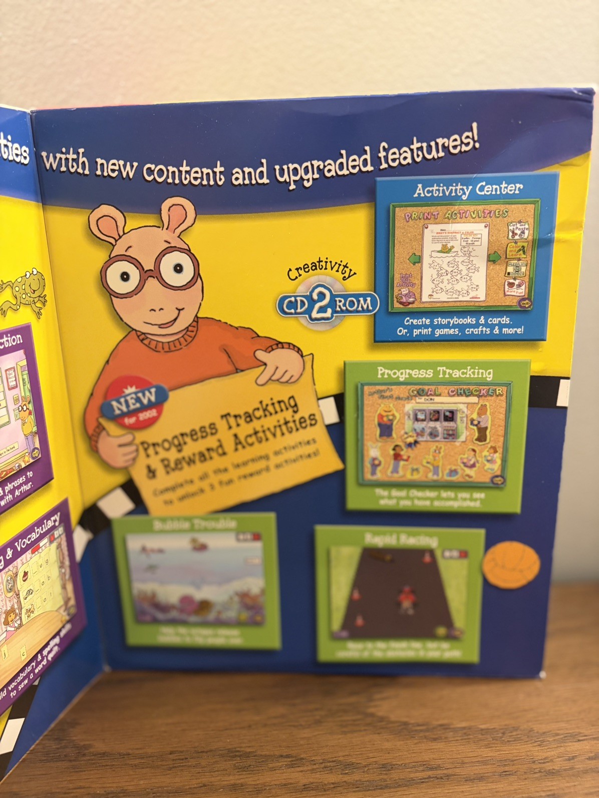 Arthur’s 1st Grade 2002 PC Mac 2 CD-ROM NEW SEALED DISCS Open Box Vintage