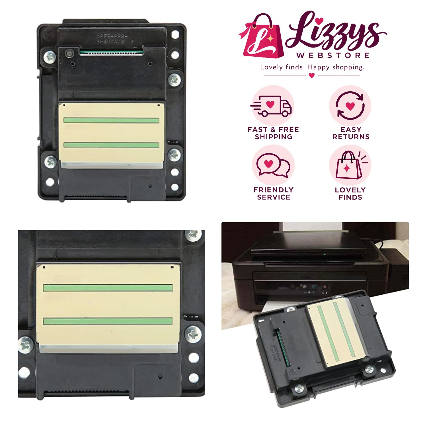 Durable Shock-Absorbent Printhead Replacement for WF-7610/7620 Series Printers