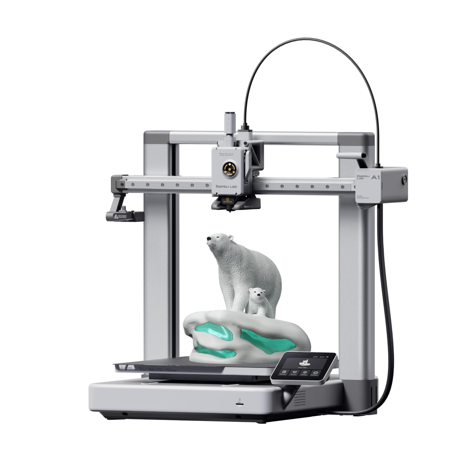 Bambu Lab A1 3D Printer, Ready-to-Use FDM 3D Printer for Beginners and Kids