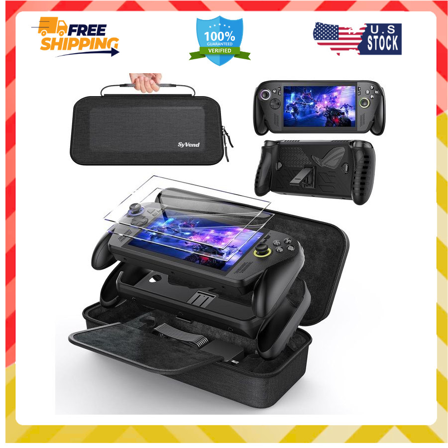 SyVend 3 in 1 Carrying Case Accessories for ASUS ROG Xbox Ally Ally X 7" 2025