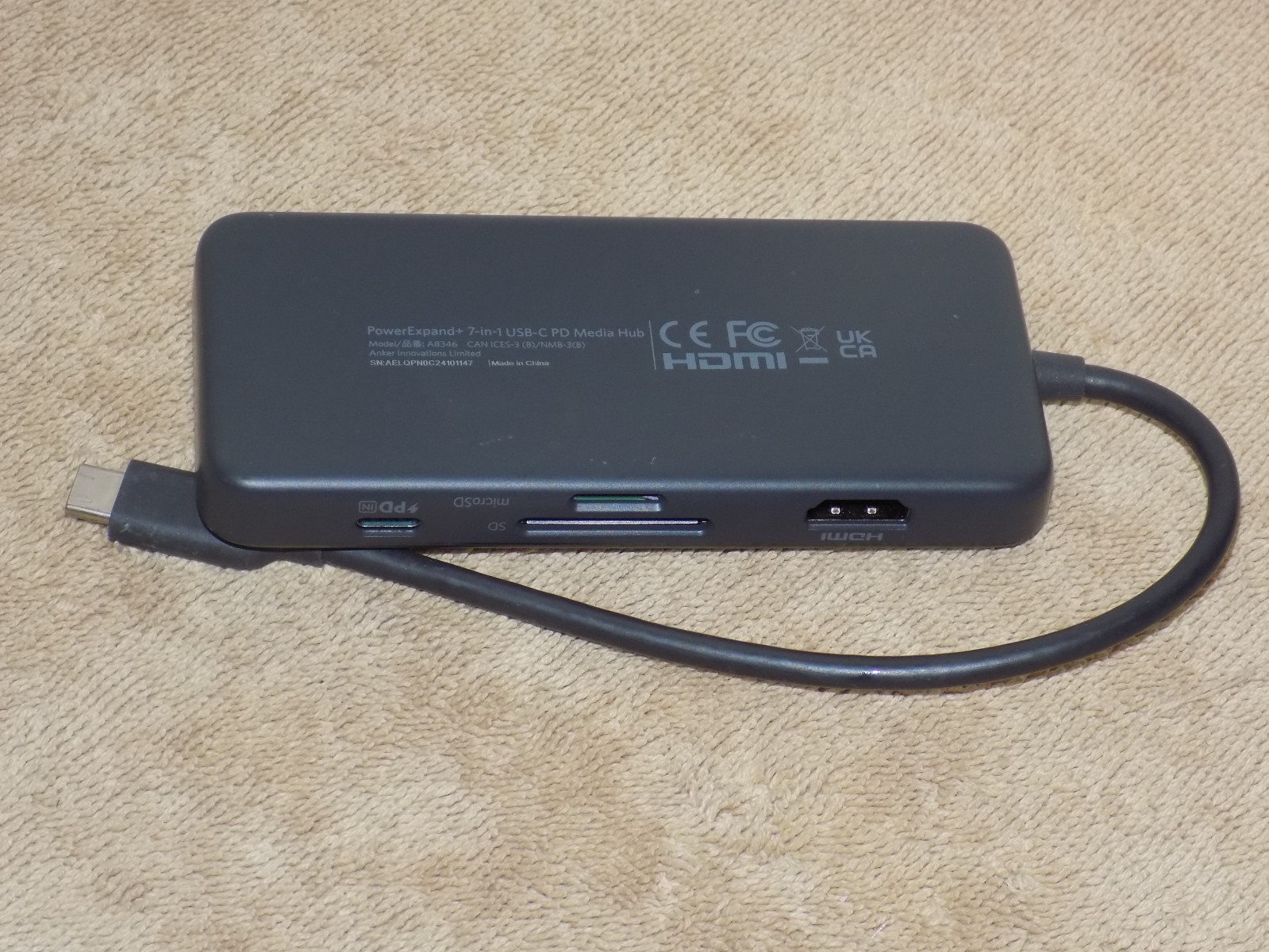 Anker PowerExpand+ 7 in 1 USB-C Hub