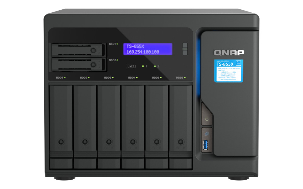 QNAP TS-855X-8G SAN/NAS Storage System