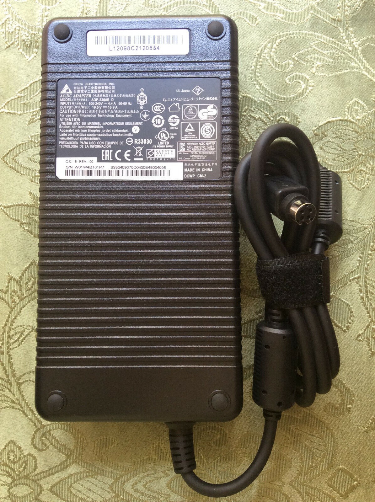 330W OEM Delta Laptop PC Charger/AC Adapter for SAGER NP9873-S P870DM2 P870DM3-G