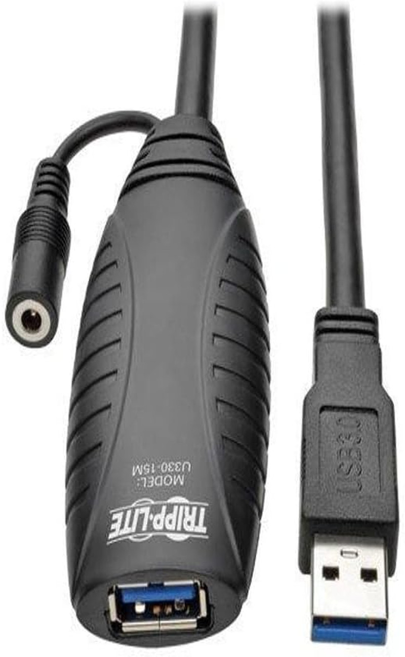 USB 3.0 Superspeed Active Extension Cable Repeater Cable (USB-A M/F) 15M 49' (U3