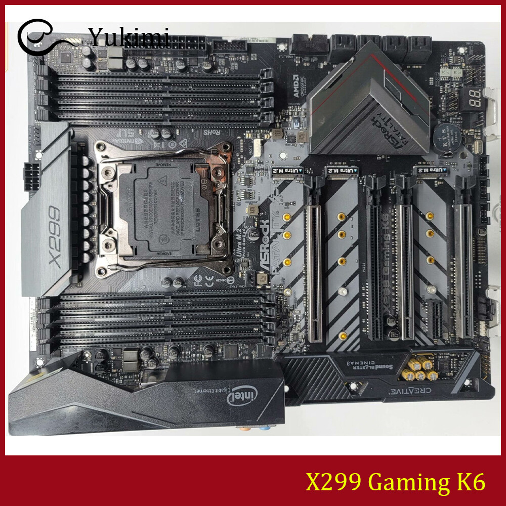 FOR ASROCK Fatal1ty X299 Gaming K6 LGA 2066 DDR4*8 256GB Motherboard Test OK