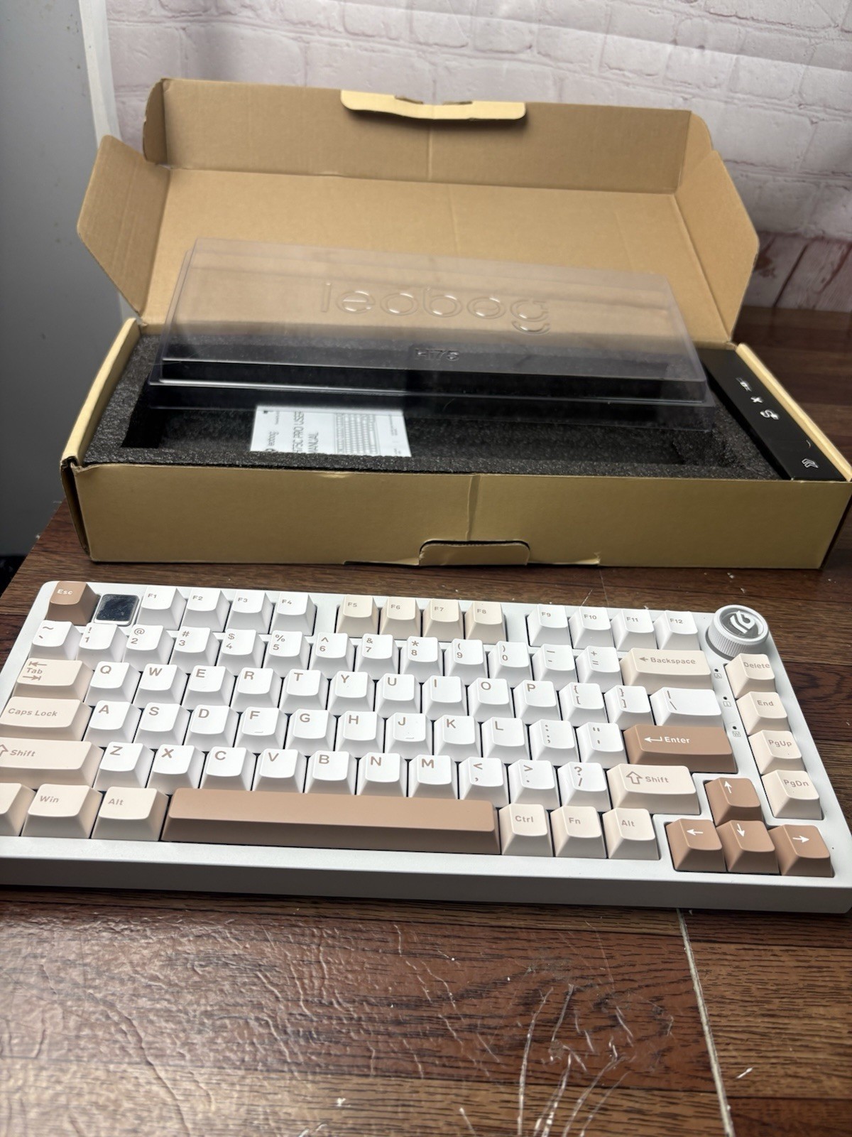 LEOBOG HI75C Pro Gaming Keyboard, RGB Backlit Bluetooth/USB-C/Wireless Mechanica