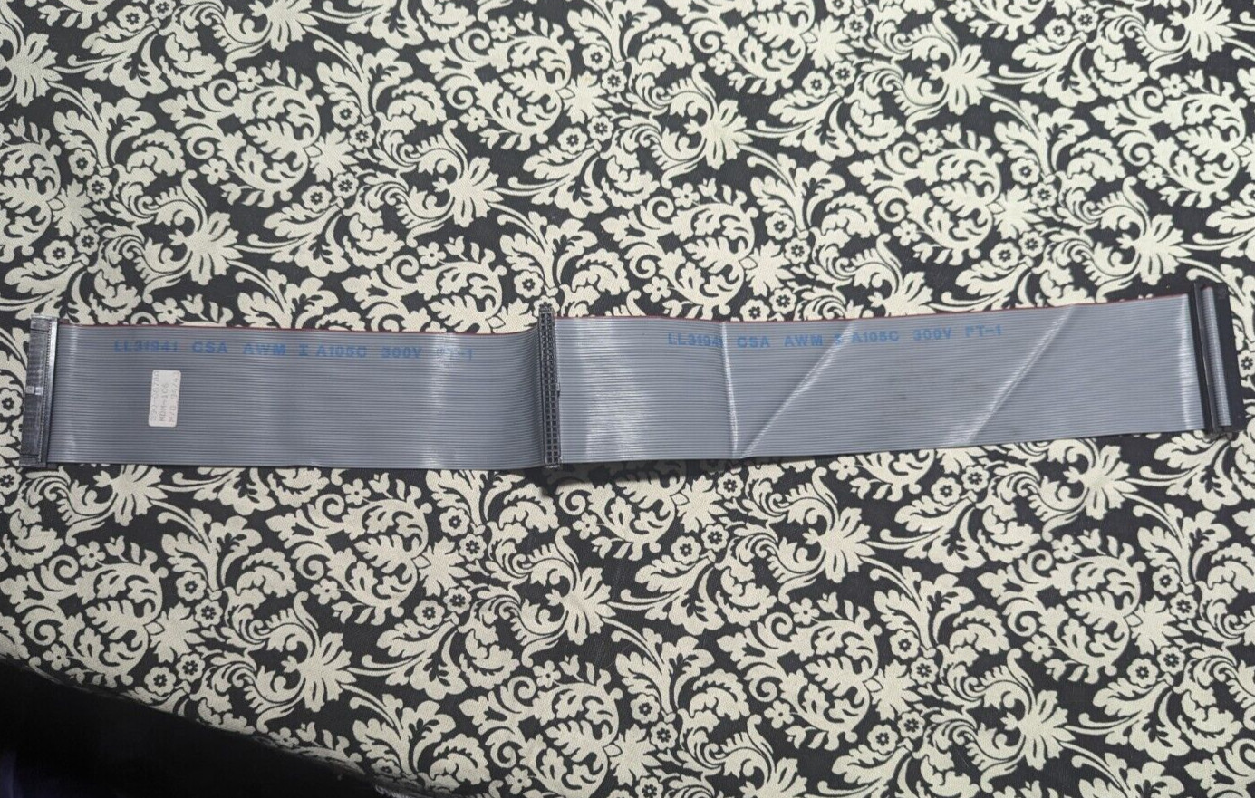 24" 50-Pin SCSI 3-Connector Internal Ribbon Cable Up To 2 Drives/Devices