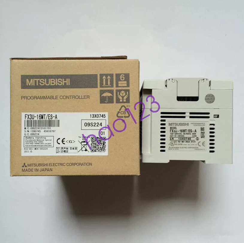 Mitsubishi New In Box FX3U-16MT/ES-A PLC Programmable Logic Controller DHL/FedEx