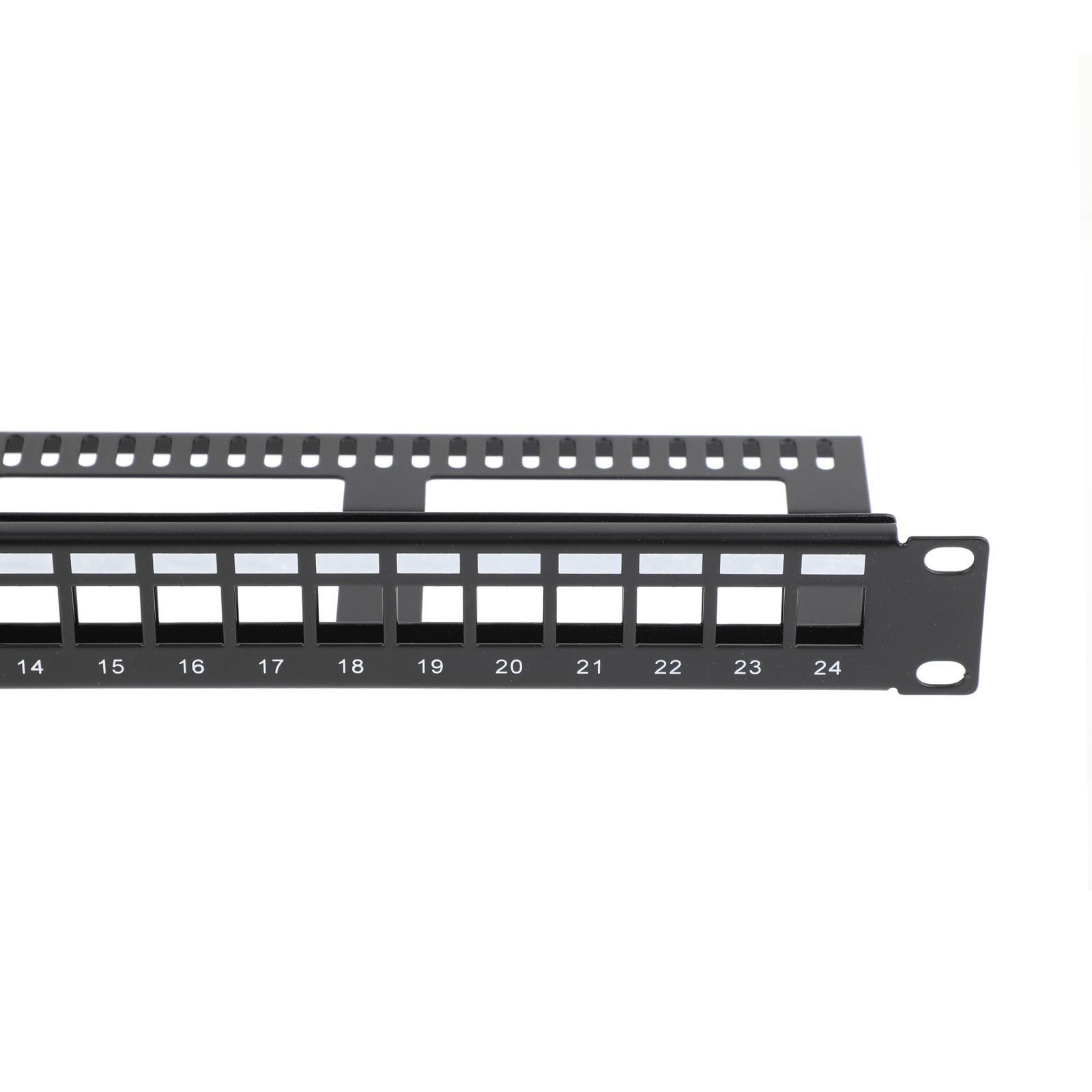1/2PCS 24/48 Port 19" 1U/2U Patch Panel Label Cable Management Rack/Wall Mount