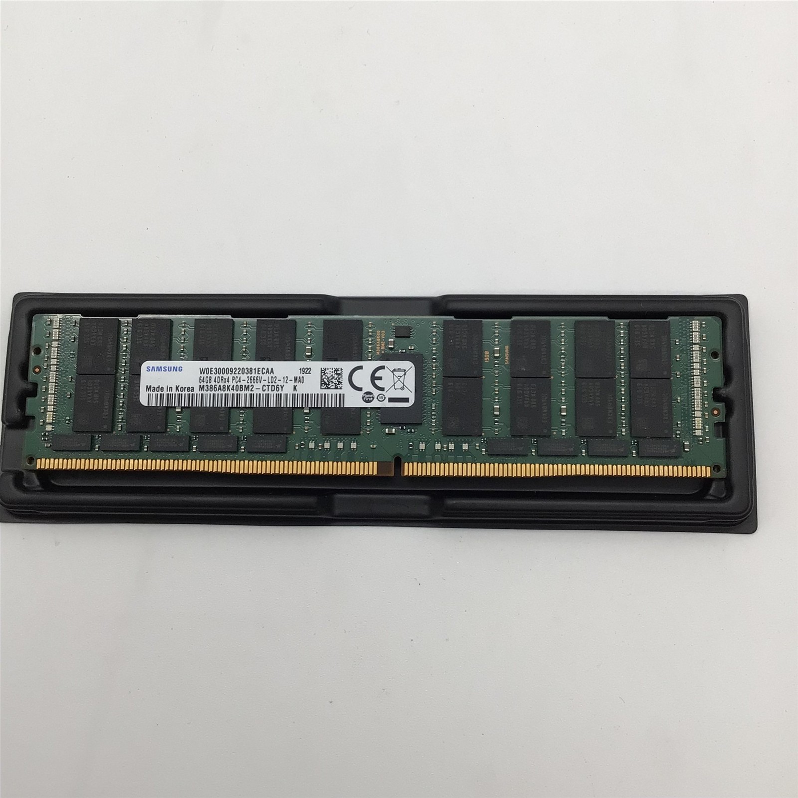 Samsung PC4 DDR4 RDIMM 64GB RAM Memory 4DRx4 PC4-2666V-LD2-12-MA0