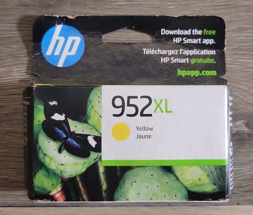 Genuine HP 952XL High Yield Yellow Original Ink Cartridge L0S67AN Option 140
