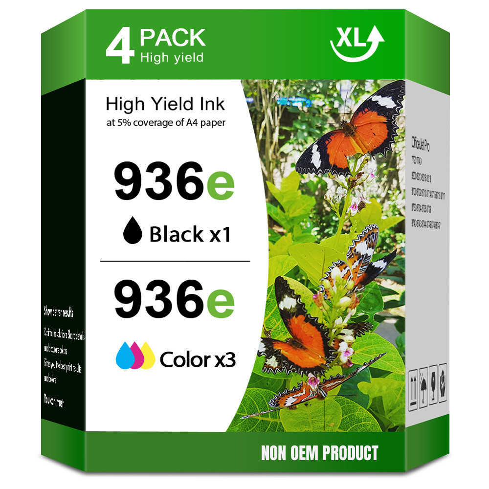 936e Ink Cartridge Compatible with HP Officejet Pro 9125e 9120e 9730e 9135e 9130