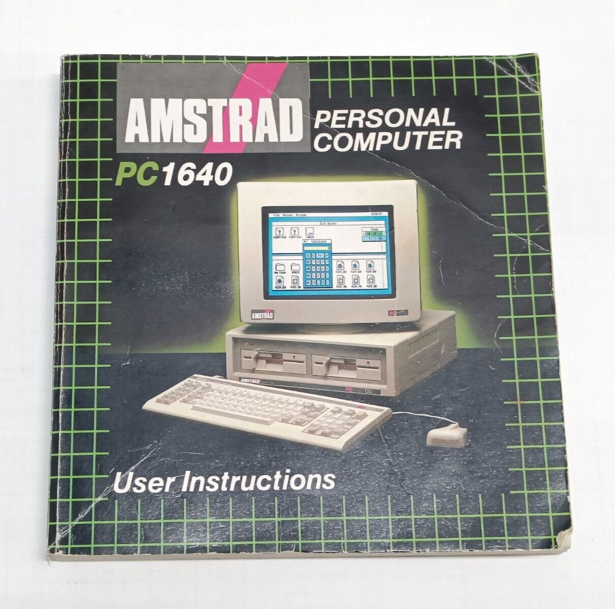 Vintage Amstrad PC1640 Personal Computer User Instructions Manual
