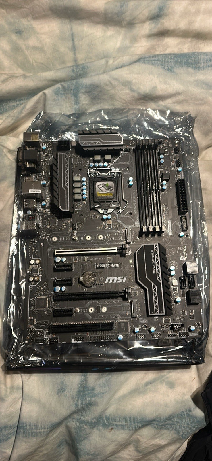 MSI B250 PC MATE MOTHERBOARD with I/O Shield