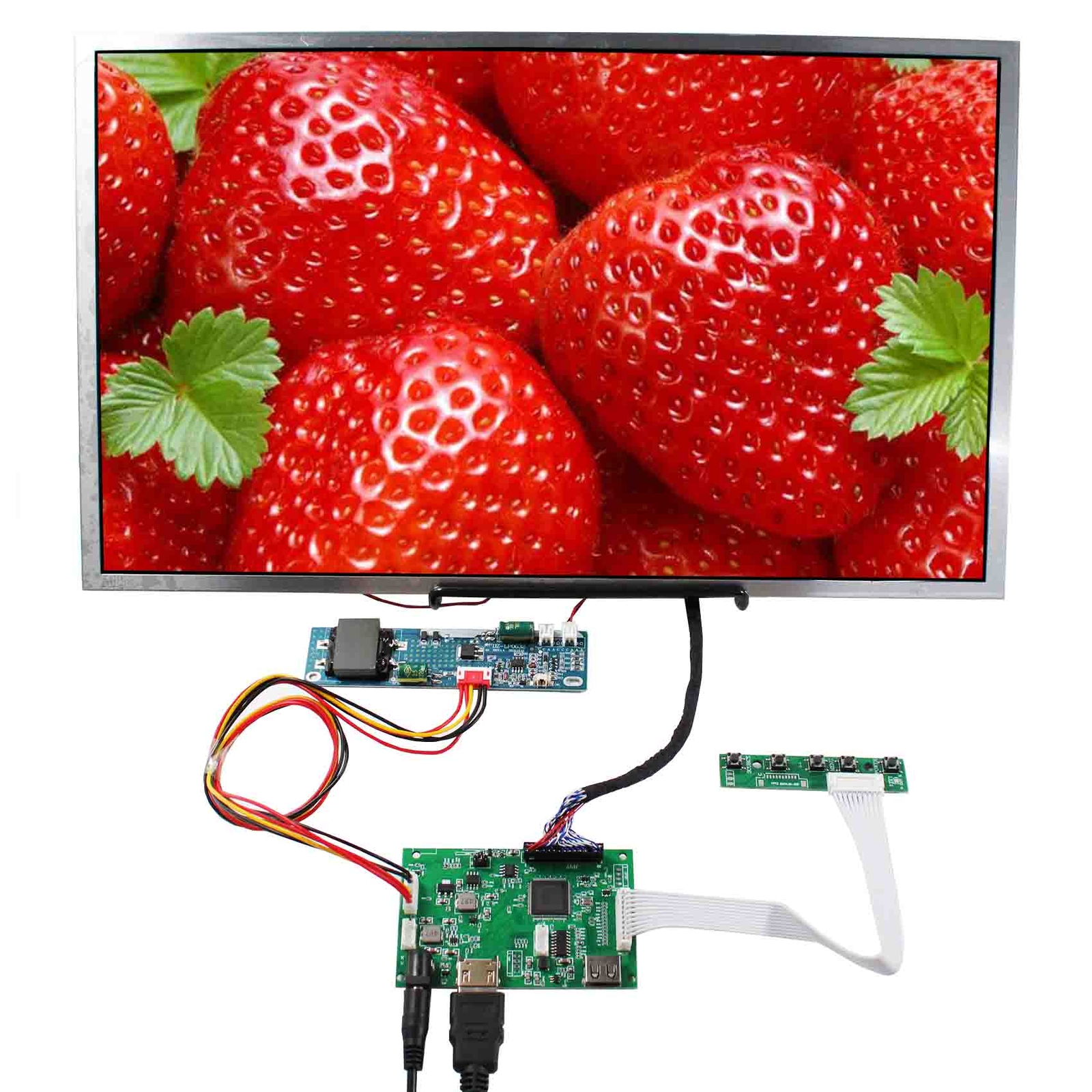 17.3inch 1920x1080 1000nit Outdoor LCD Screen HD USB LCD Controller Board