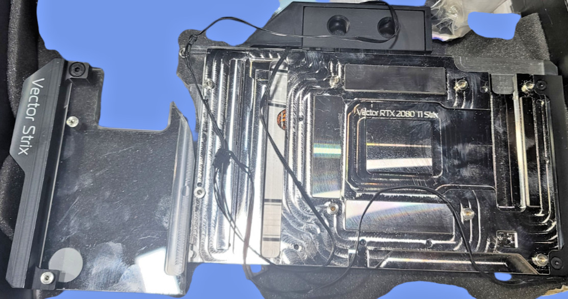 EK-Vector RTX 2080 Ti Strix  New For Parts