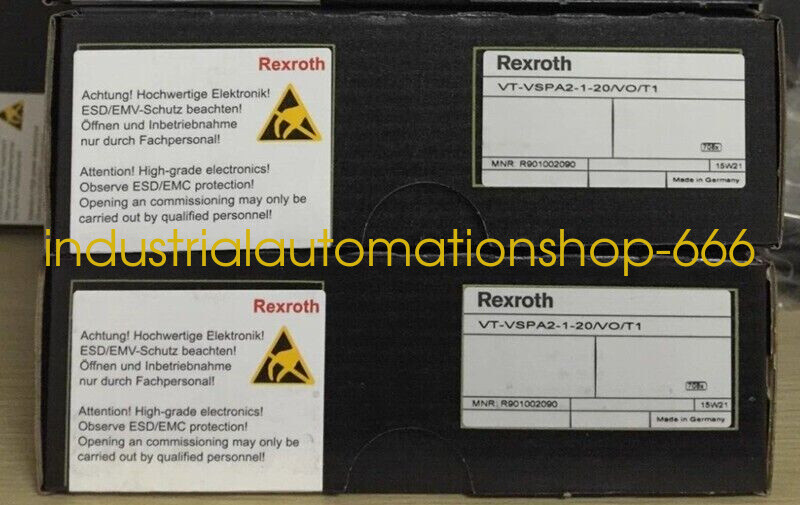 New R901002090 Rexroth Amplification board VT-VSPA2-1-20/V0/T1 Via DHL or FedEX