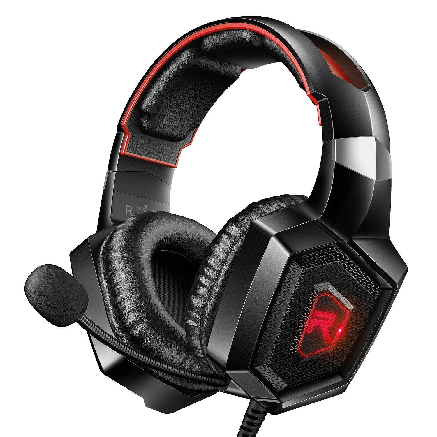 NEW - NIB - RUN MUS K8 Stereo Gaming Headset for PS4 PC Surround Sound LED Mic