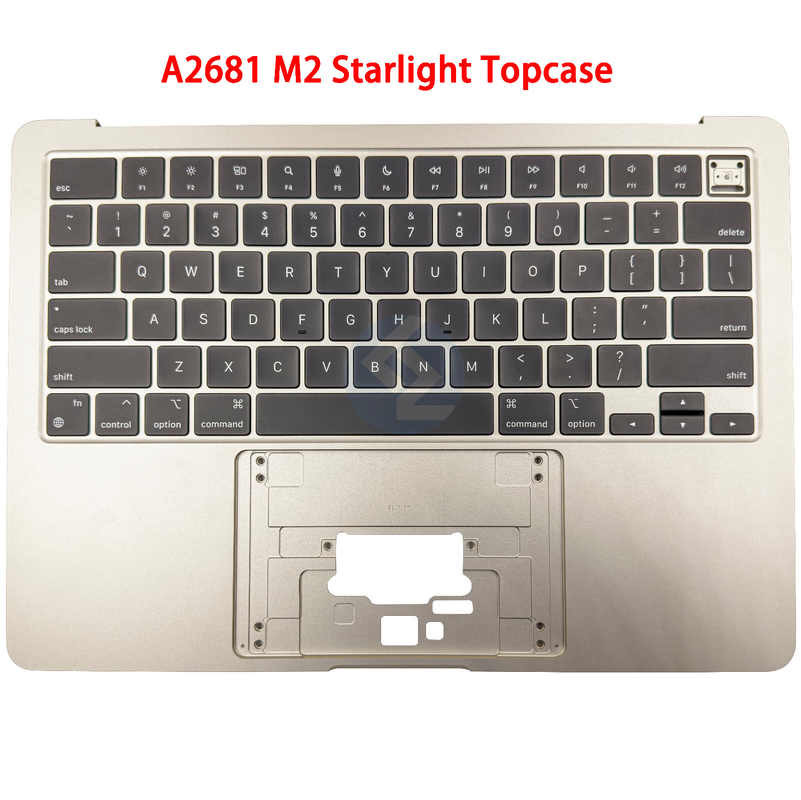 Grade A Starlight US Keyboard Top Case Palm Rest for Macbook Air 13" A2681 M2