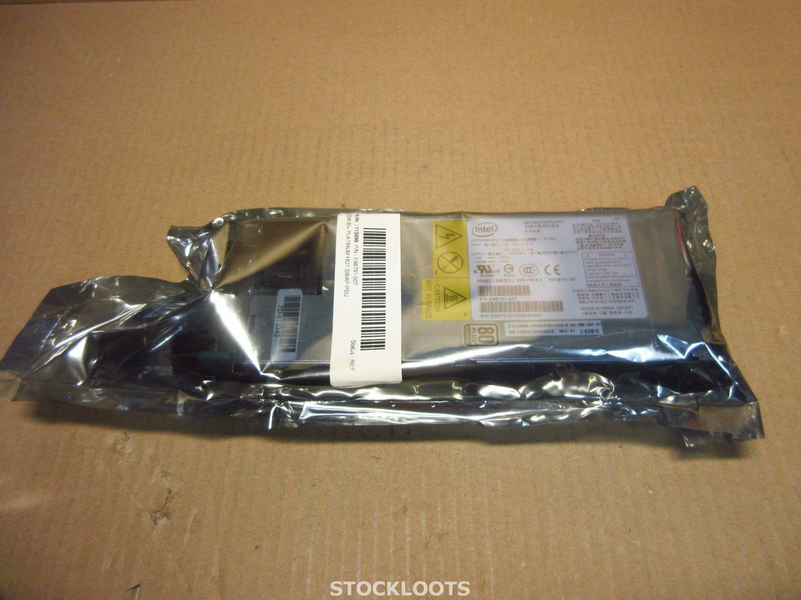 Intel E98791-007 750W Redundant Power Supply FOR P4000 R1000 R2000 - REFURBISHED