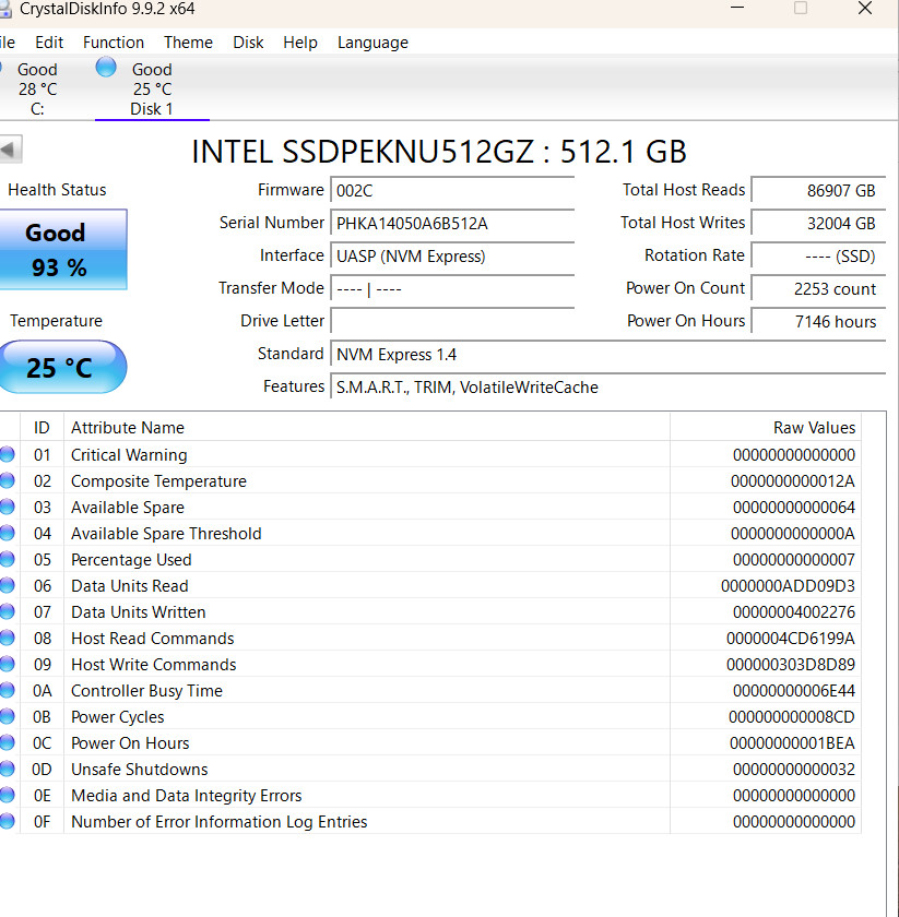 Intel 670p Series 512GB M.2 NVMe PCIe SSD (SSDPEKNU512GZ)