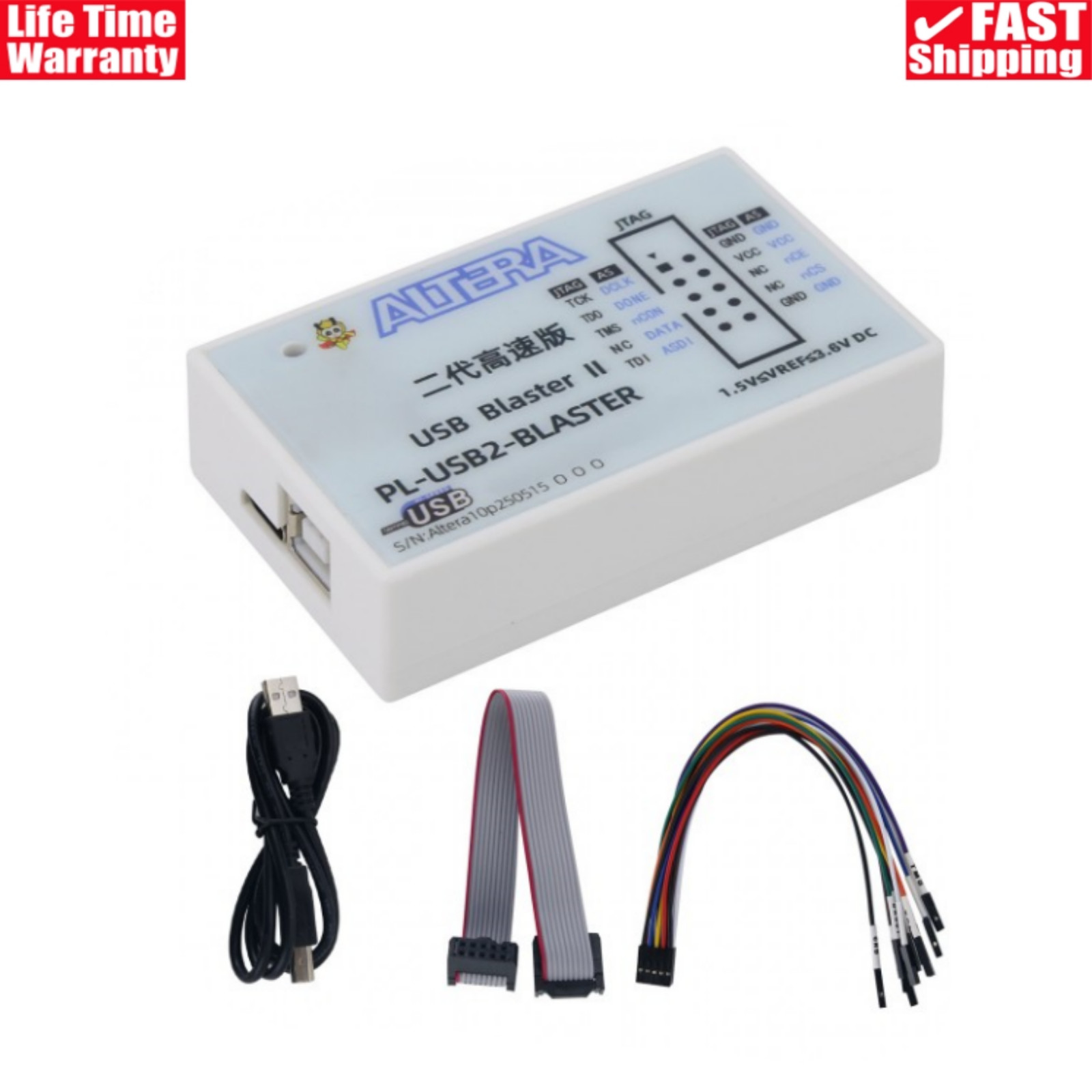 PL-USB2-BLASTER USB Blaster II FPGA Download Cable USB Blaster Programmer