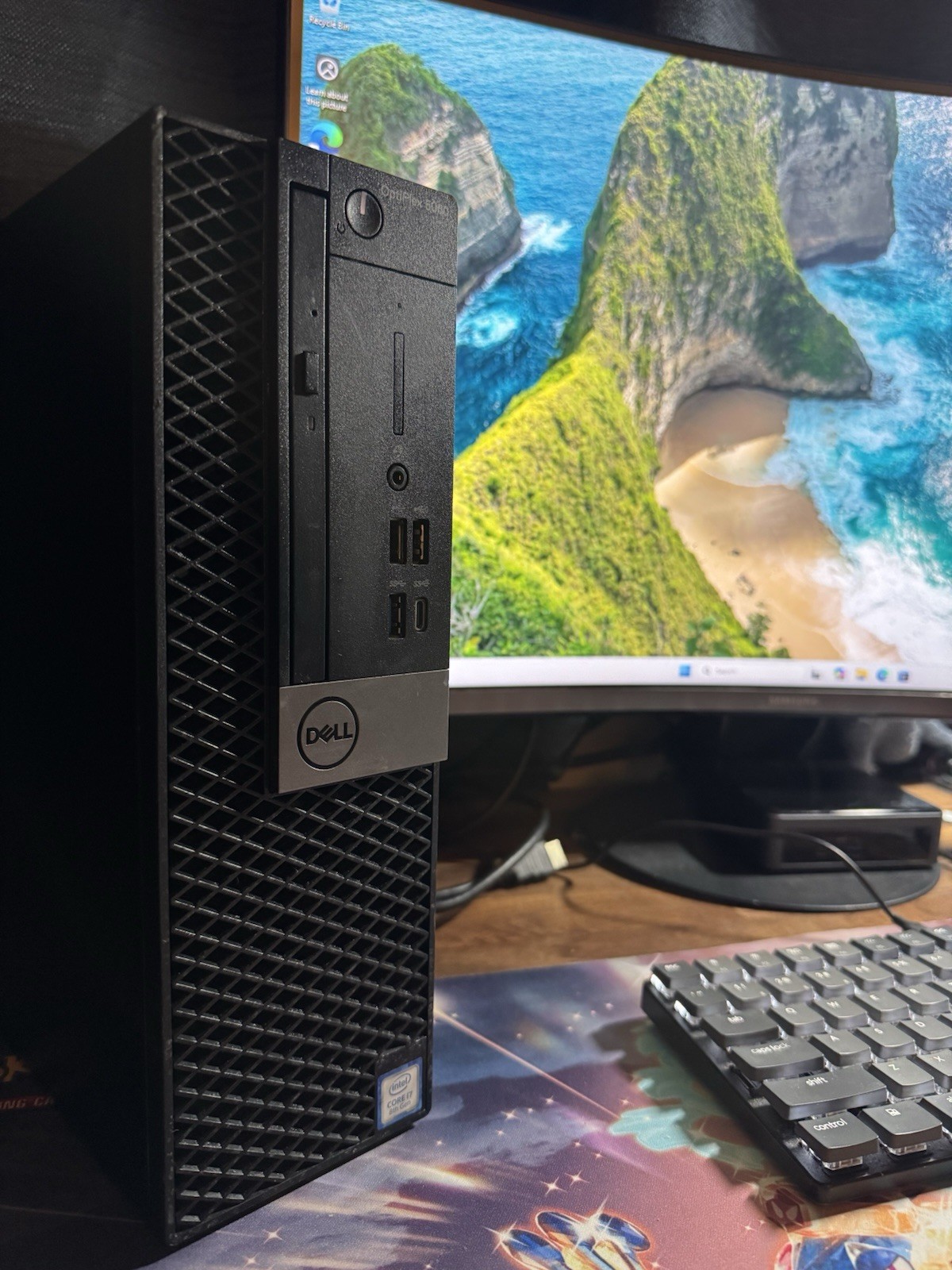 Dell OptiPlex 5060 SFF Core i7-8700 3.20GHz 16Gb RAM 256GB SSD + 2TB HDD Win11P