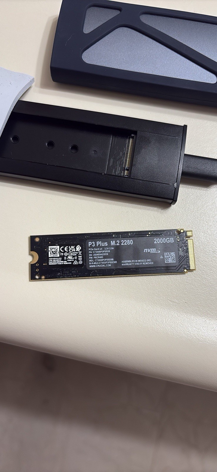 Crucial P3 Plus 2TB NVMe SSD