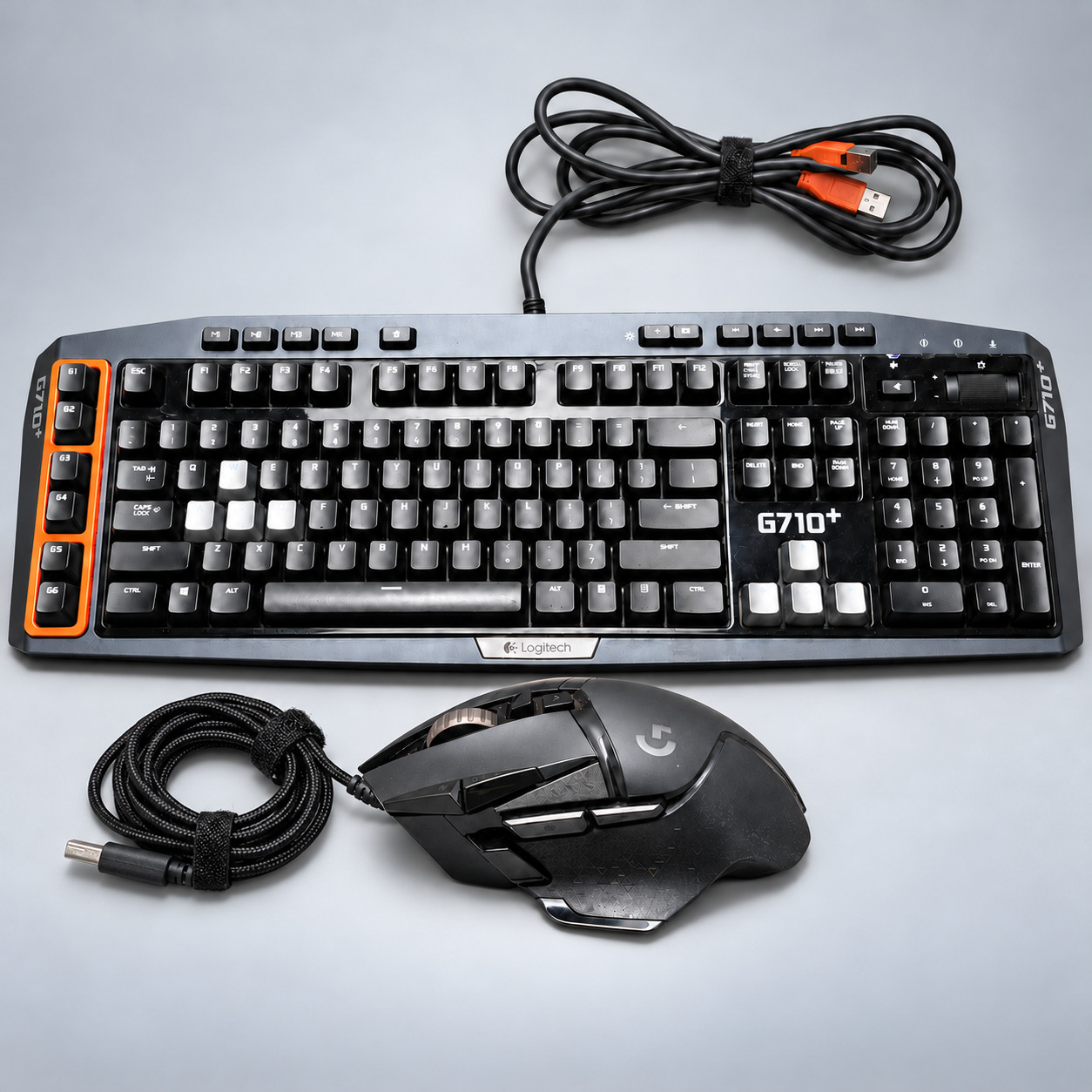 Logitech Gaming Bundle G710+ Wired Backlit Mechanical Keyboard & G502 Hero Mouse