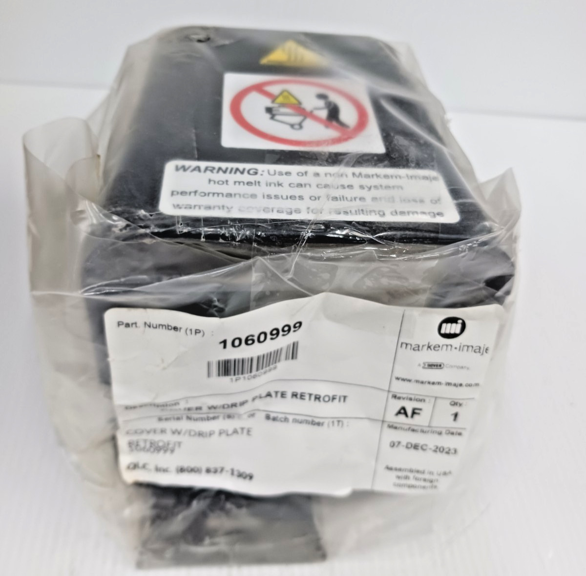New Markem-Image 1060999 Ink Jet Printer Cover with Drip Plate Retrofit