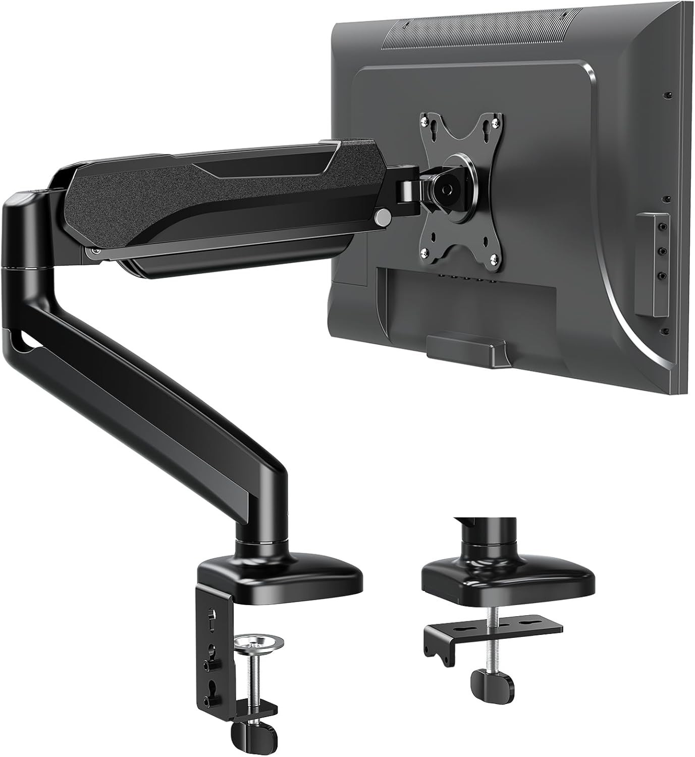 Single Monitor Mount Arm Fits Monitor up to 32 Inch, Monitor Desk Mount Holds 4.