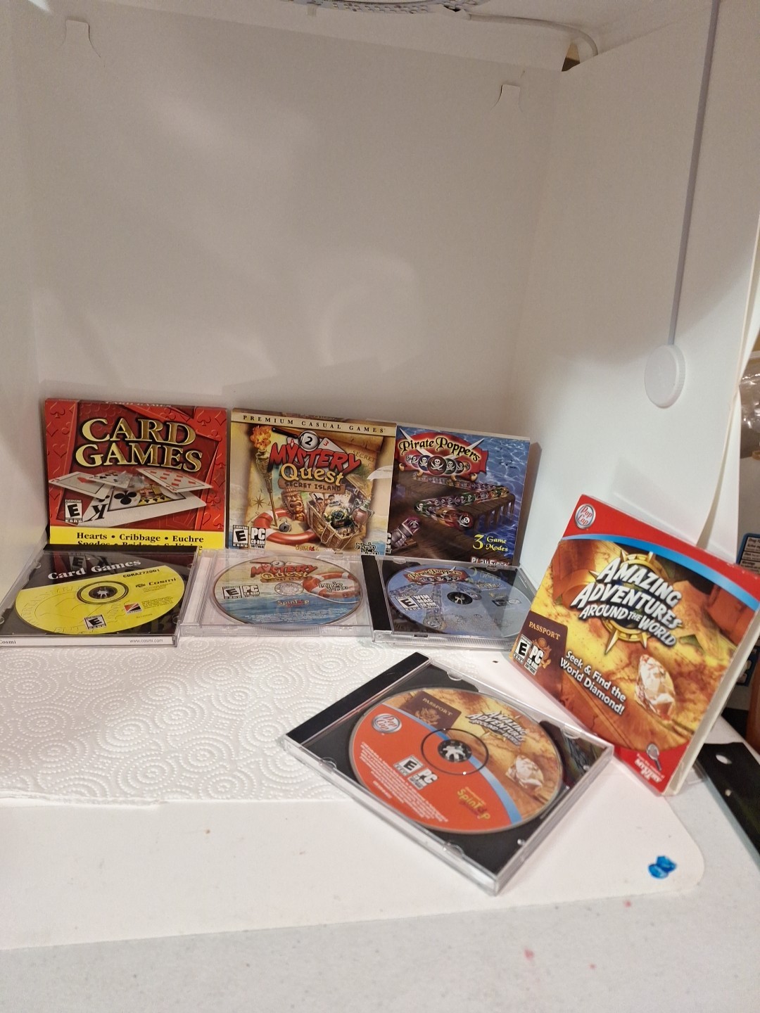 4 PC CD- ROM Software Games Used. See Pics For Titles. 