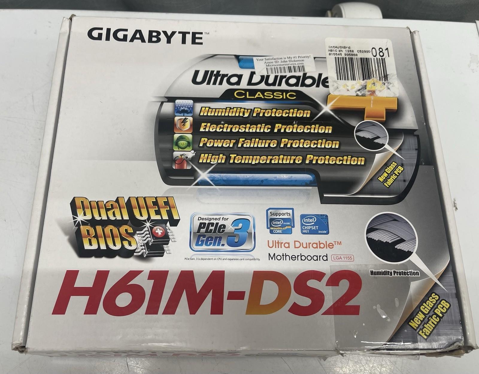 GIGABYTE GA-H61M-DS2 Ultra Durable Motherboard -LGA 1155