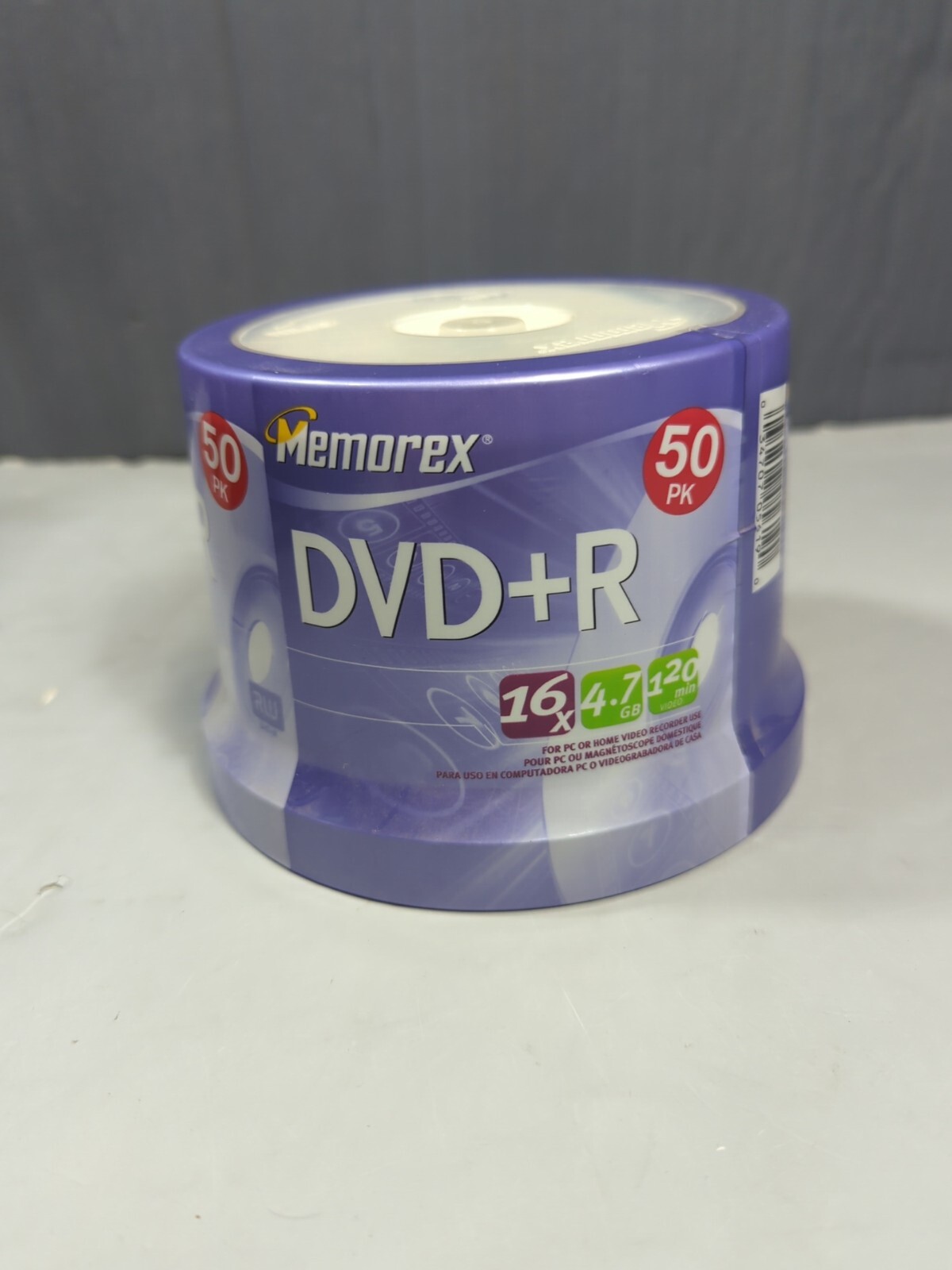 NEW Memorex DVD-R 120 Minutes 4.7GB 16x Speed Recordable 50 Pack Blank Discs