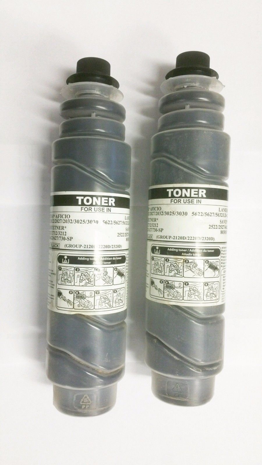 2 x  Toner for Ricoh Aficio MP3352 MP3351 MP3350 MP3010 MP2852 MP2851 Type 2120D