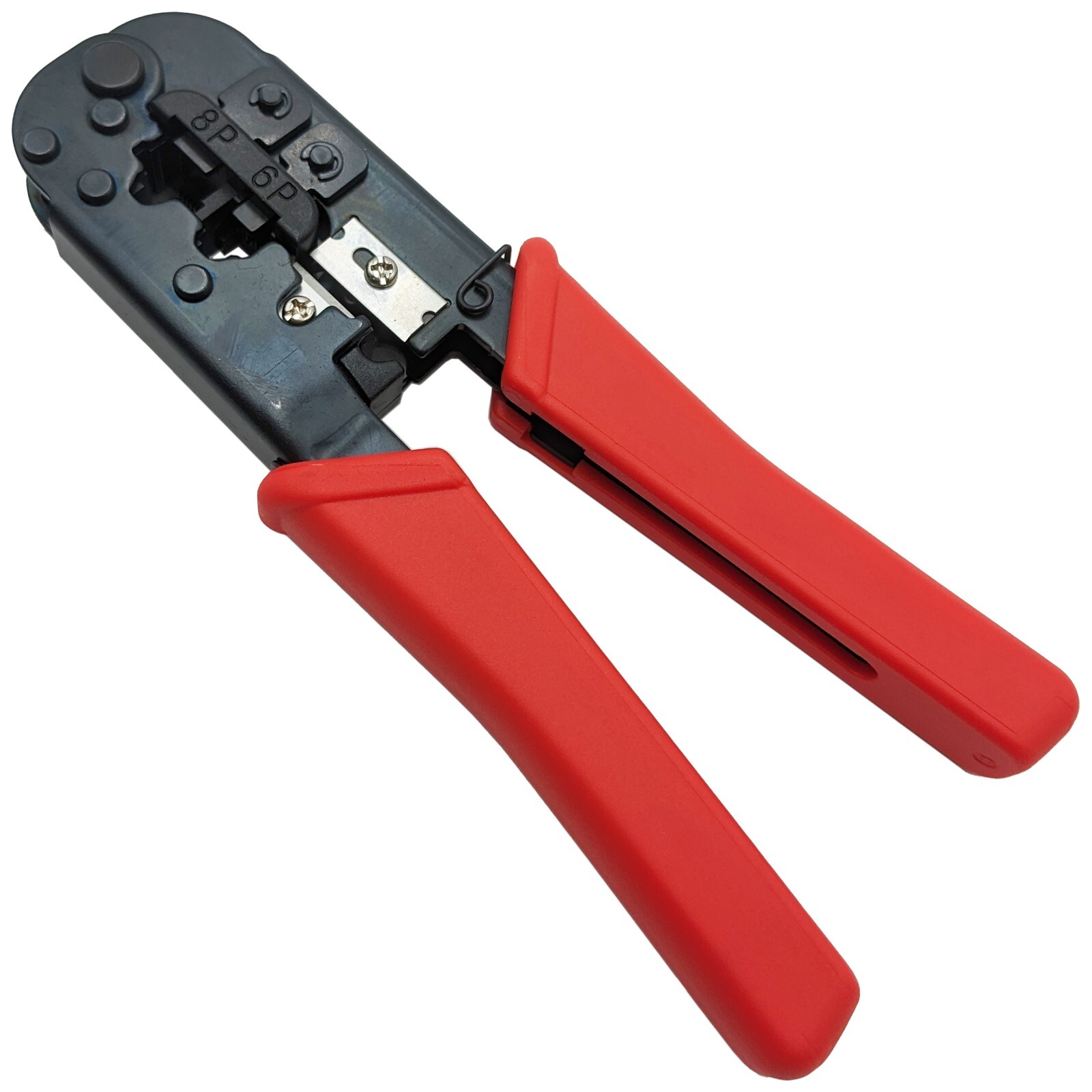Dual Modular Plug Crimping Tool for 8P8C/RJ-45, 6P6C/RJ-12, 6P4C/RJ-11