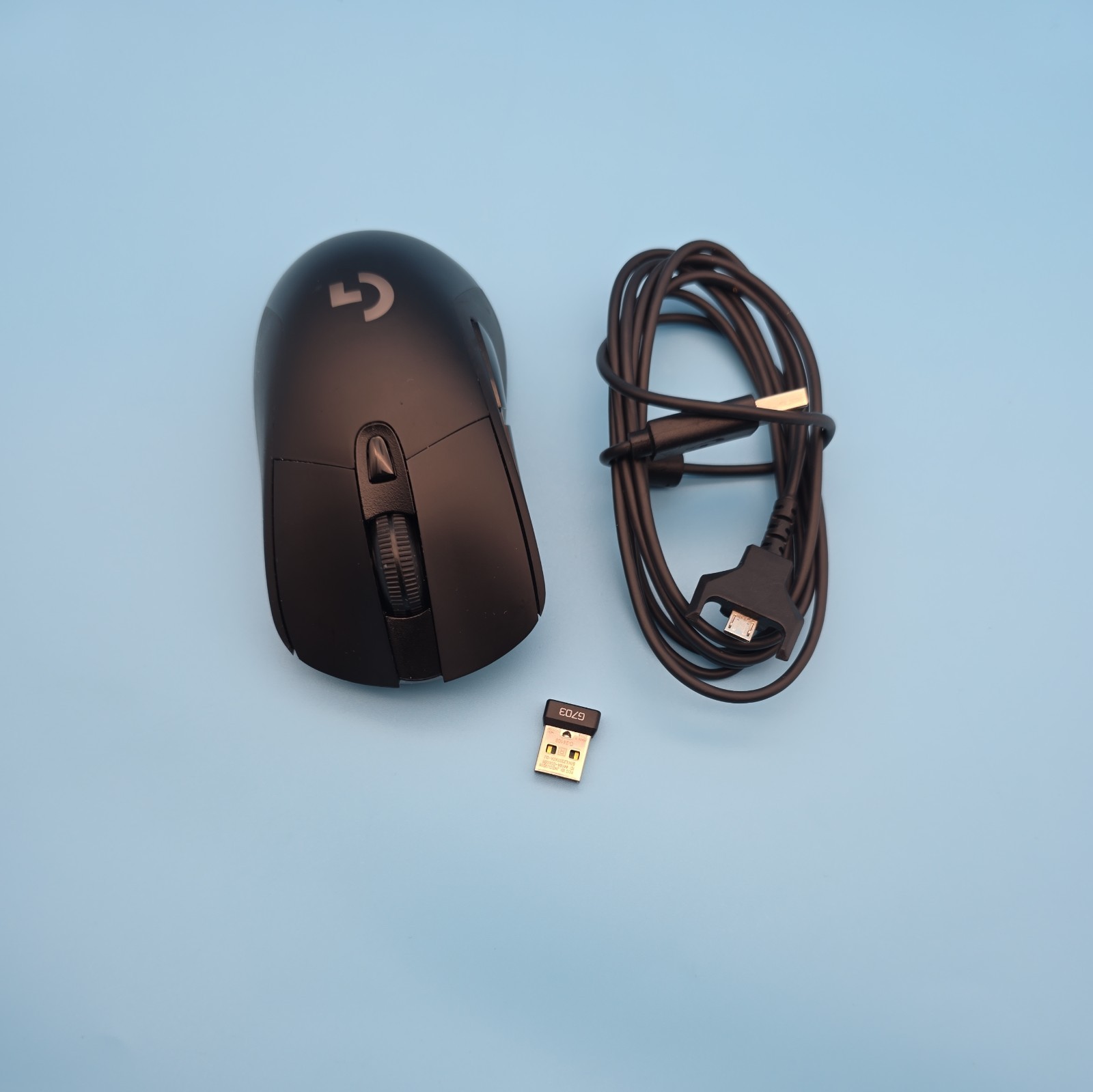 Logitech - G703 LIGHTSPEED Wireless Optical Gaming Mouse - Wireless - Black -