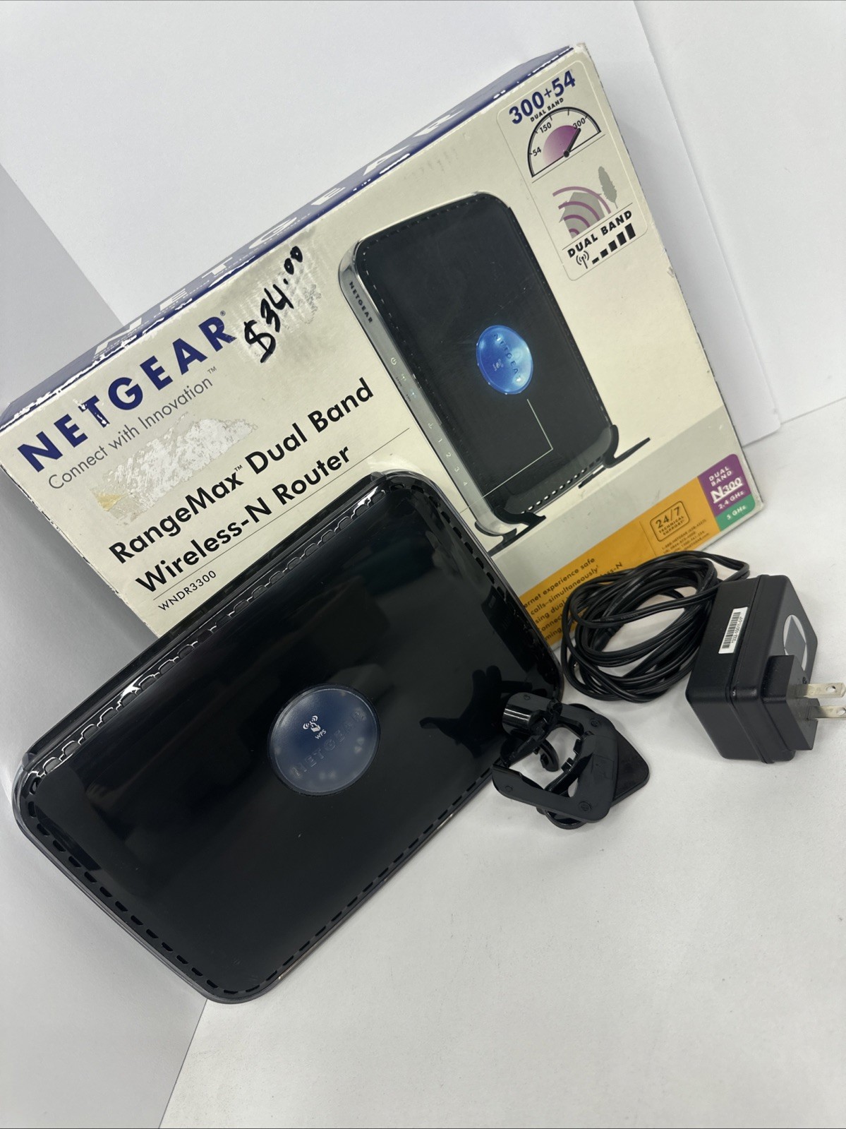 DD-WRT NETGEAR RANGEMAX DUAL BAND WIRELESS-N ROUTER WNDR3300
