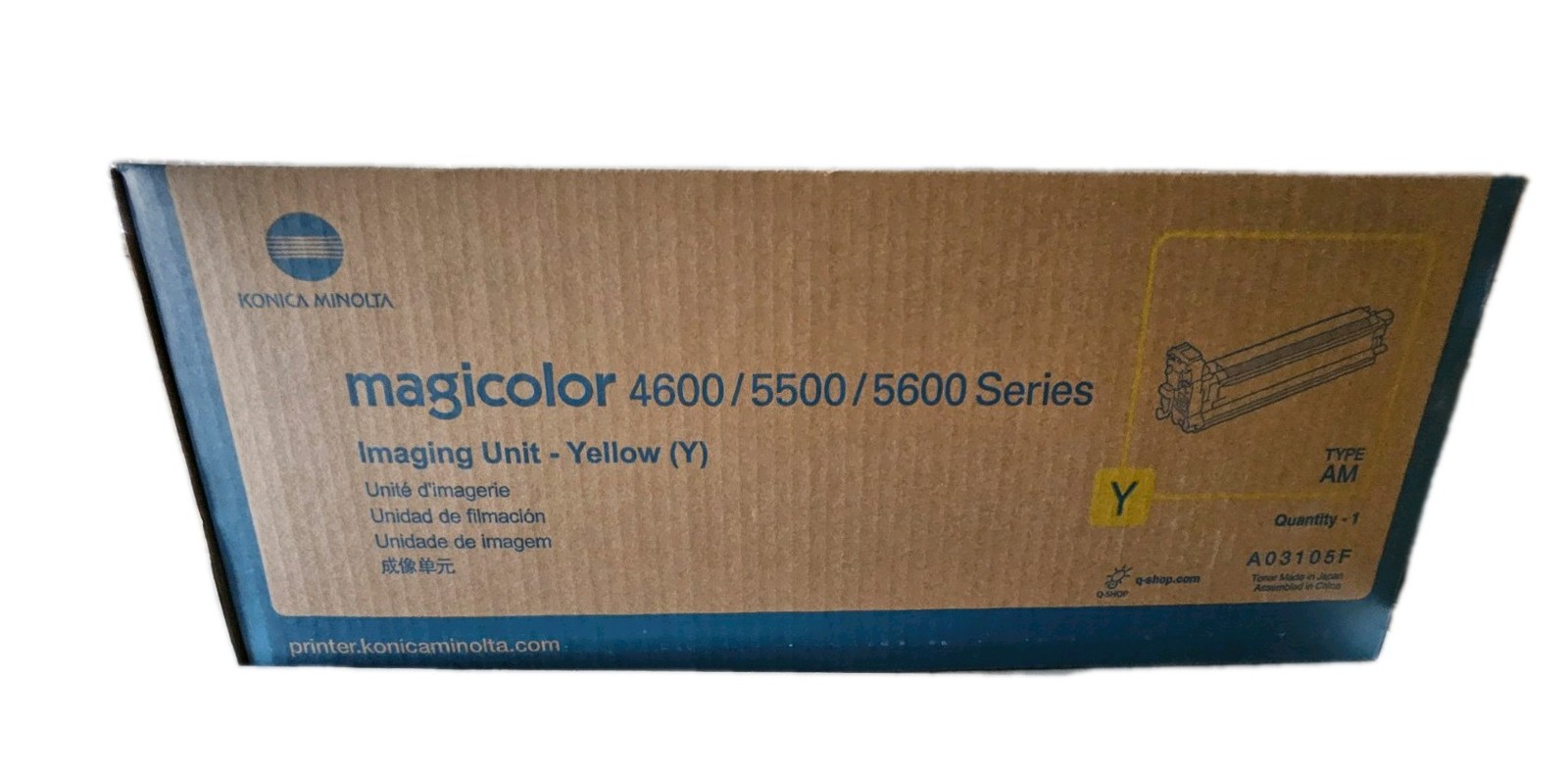 Konica Minolta Imaging Unit Yellow A03105F for magicolor 4600 5500 5600