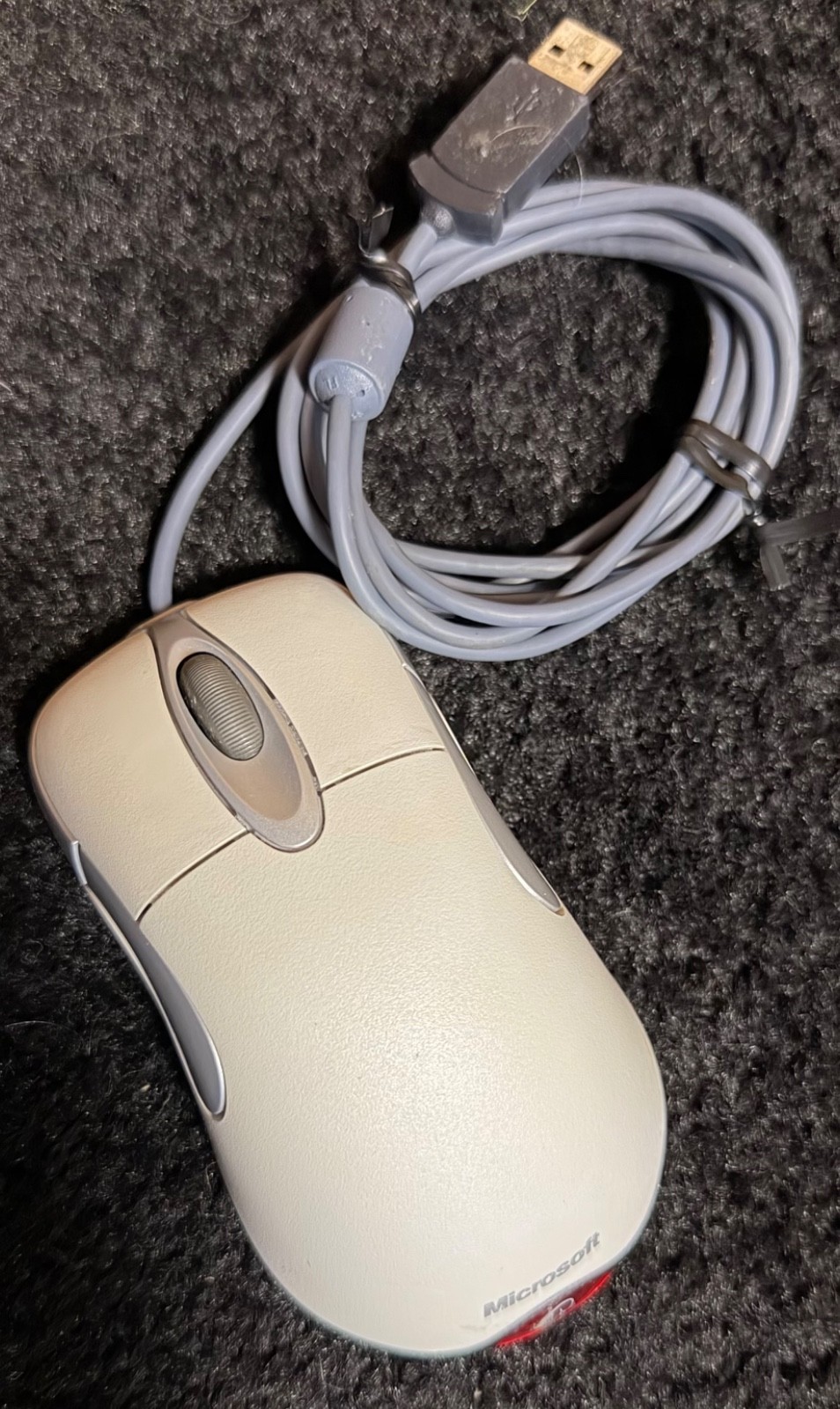 Microsoft IntelliMouse Optical 1.1A USB Wired Mouse  X08-70388 Tested & Working
